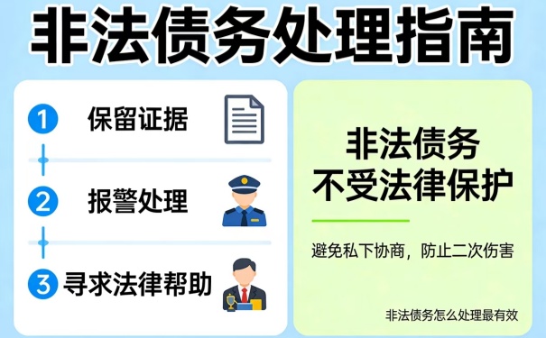 非法债务怎么处理最有效的方法